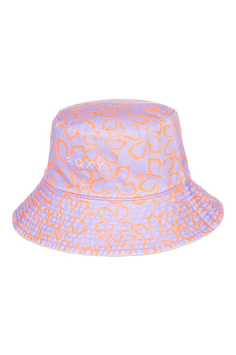 Roxy Jasmine Paradise Reversible Bucket Hat - Mock Orange Hawaiianheat