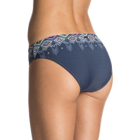 Roxy Kilim 70's Bikini Bottoms - Encre