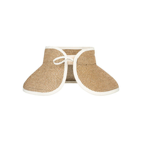 Roxy Kiss The Ocean Capeline Straw Hat - Marshmallow