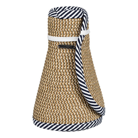 Roxy Kiss The Ocean Capeline Straw Visor - Natural