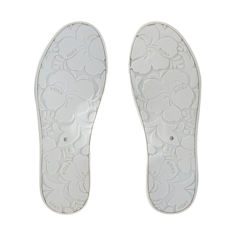 Roxy Libbie Slip-On Shoes - White / Multi Monogram