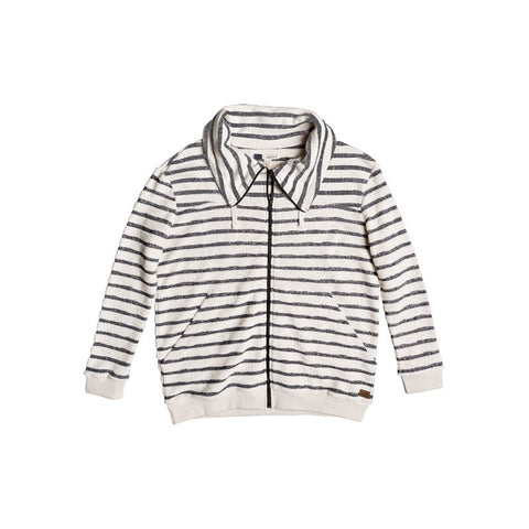 Roxy Lunar Patrol Zip Sweatshirt - Anthracite Heather