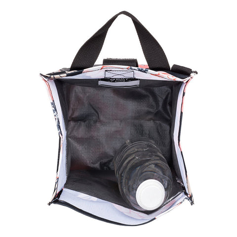 Roxy Lunch Hour Insulated Lunch Bag - Anthracite S New Flowers