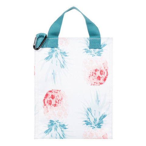 Roxy Lunch Hour Insulated Lunch Bag - Marshmallow Big Pineapple