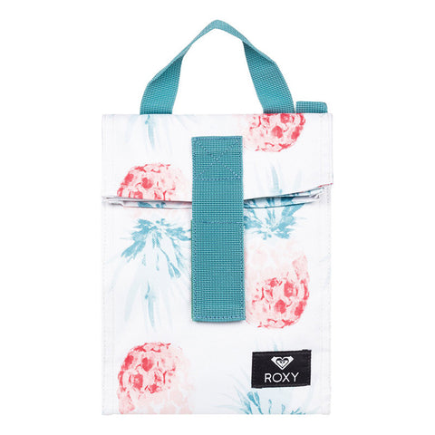 Roxy Lunch Hour Insulated Lunch Bag - Marshmallow Big Pineapple