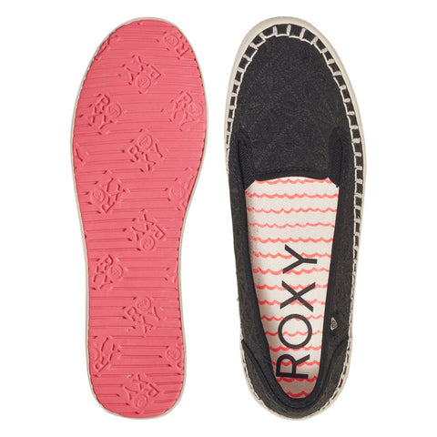Roxy Malibu Espadrilles Slip On Shoes - Black