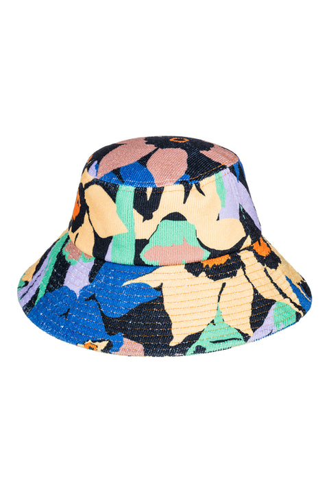 Roxy Mango Passion Bucket Hat - Anthracite Flower Jammin - Back
