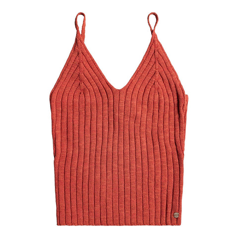 Roxy Moon Bird Knitted Tank Top - Marsala