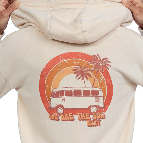 Roxy Moon Rising Zip Up Hoodie - Tapioca
