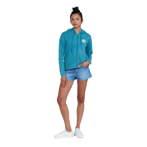 Roxy Moon Rising Zip Up Hoodie - Biscay Bay