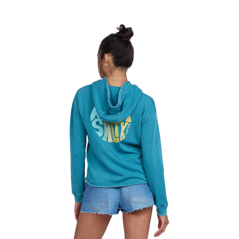 Roxy Moon Rising Zip Up Hoodie - Biscay Bay