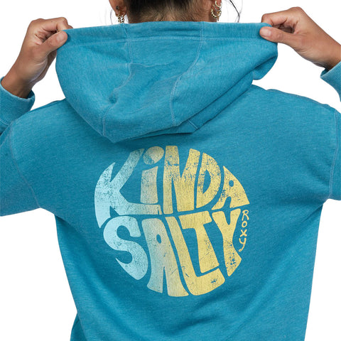 Roxy Moon Rising Zip Up Hoodie - Biscay Bay
