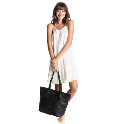 Roxy Mosaic Spirit Tote Bag - True Black