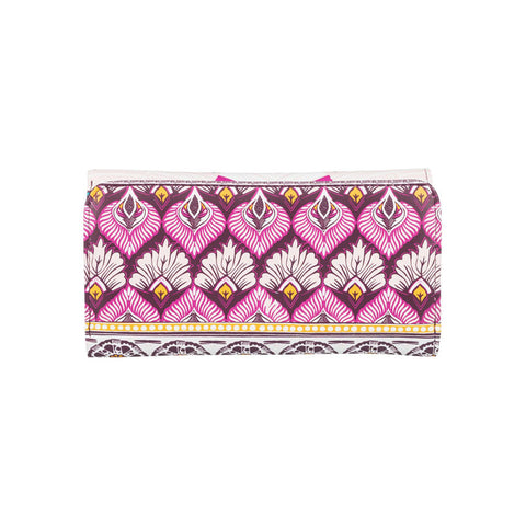 Roxy My Long Eyes Wallet - Grapewine Ax Hippie Hop Border