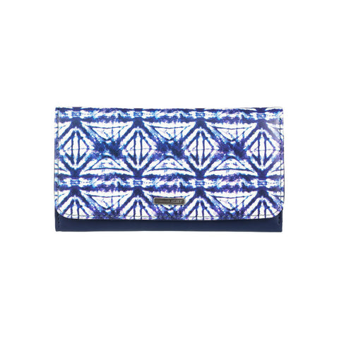 Roxy My Long Eyes Wallet - Dress Blues Geometric Feeling