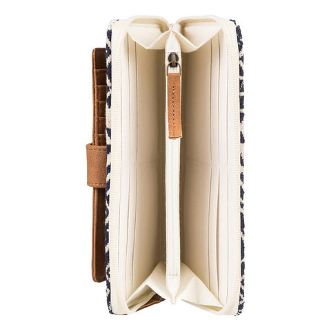 Roxy Natural State A Zip Around Wallet - Dress Blues
