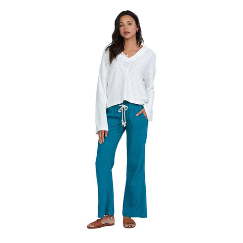 Roxy Oceanside Flared Beach Pants - Biscay Bay