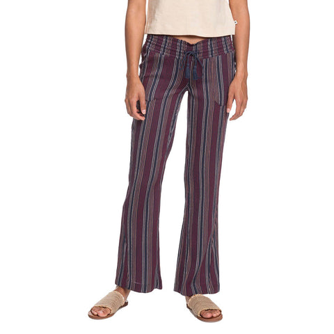 Roxy Oceanside Flared Beach Pants - Mood Indigo Gamma Stripe