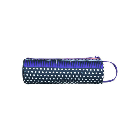 Roxy Off The Wall Pencil Case - Dress Blues Small Wintery Geo