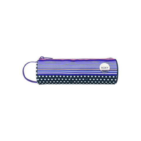 Roxy Off The Wall Pencil Case - Dress Blues Small Wintery Geo