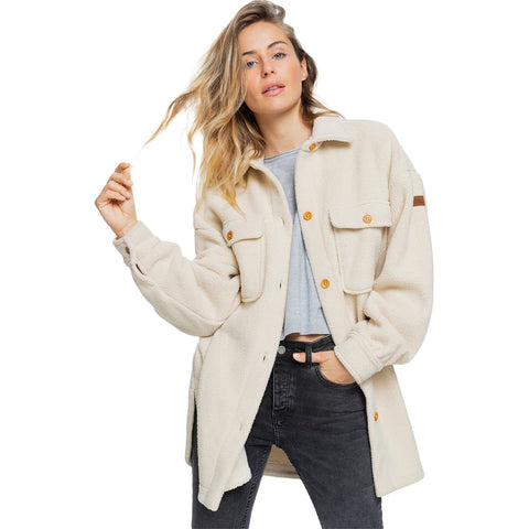 Roxy Over And Out Shirt Jacket - Tapioca