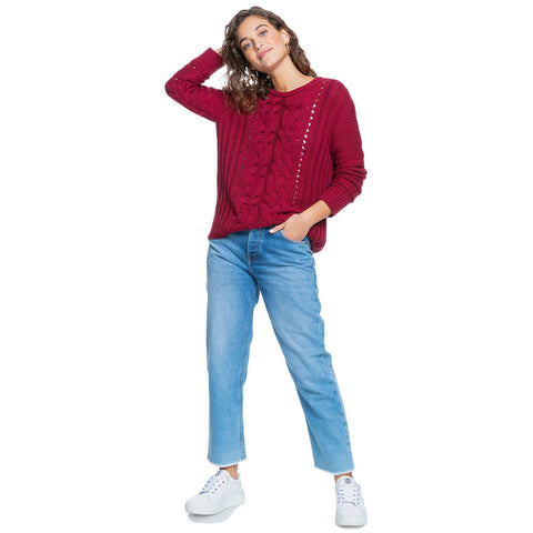 Roxy Paradise Maker Sweater - Tibetan Red