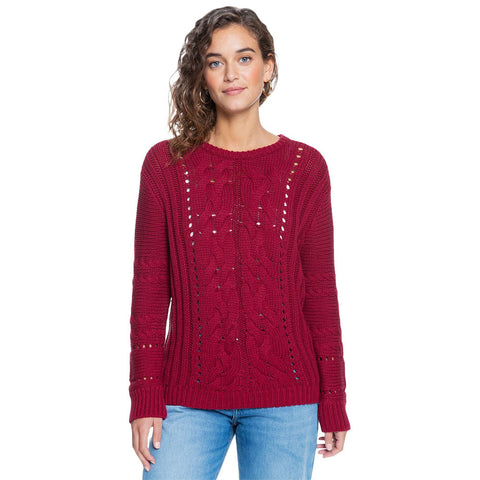 Roxy Paradise Maker Sweater - Tibetan Red