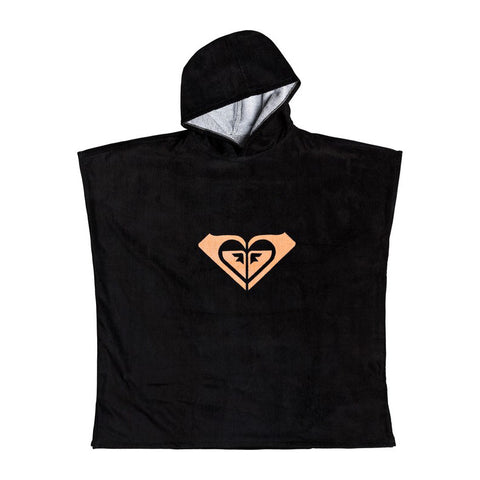 Roxy Pass This On Again Surf Poncho - True Black