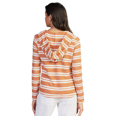 Roxy Pearling Hoodie - Sunburn Easy Stripe