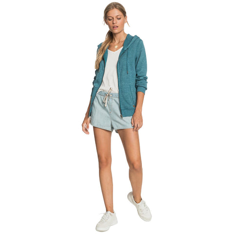 Roxy Perfect Wave Zip Up Hoodie - Corsair