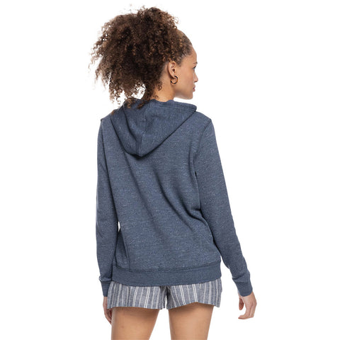 Roxy Perfect Wave Zip Up Hoodie - Mood Indigo