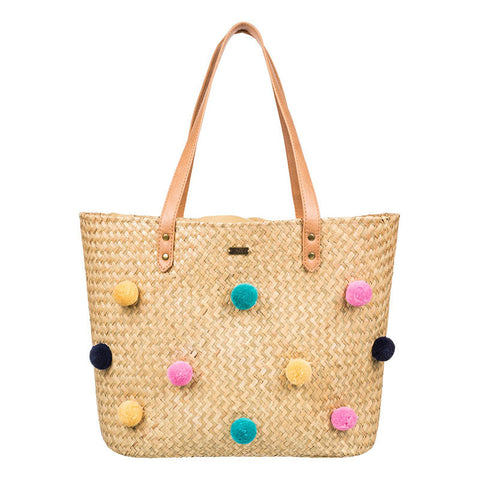 Roxy Pretty Love 23L Straw Purse - Natural