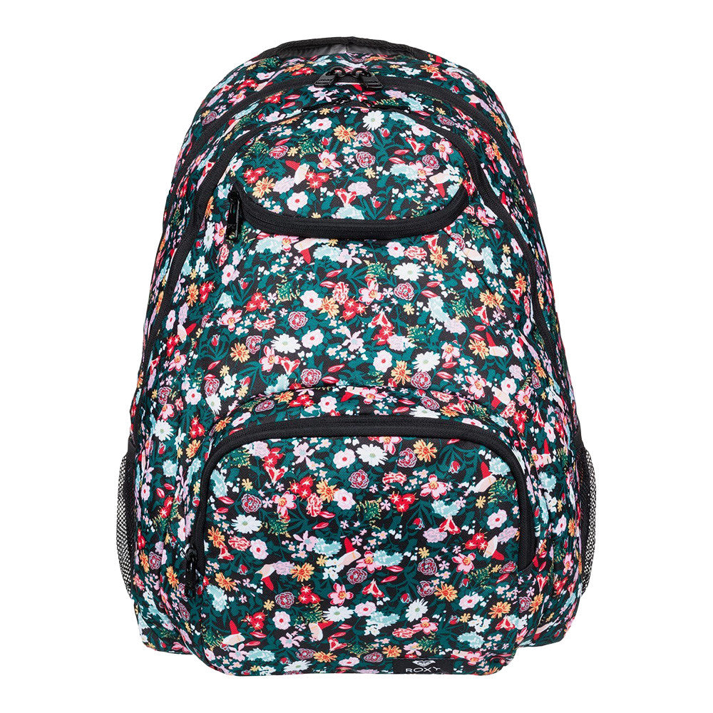 Roxy Shadow Swell Backpack Anthracite Bouquet Moment Surf Company