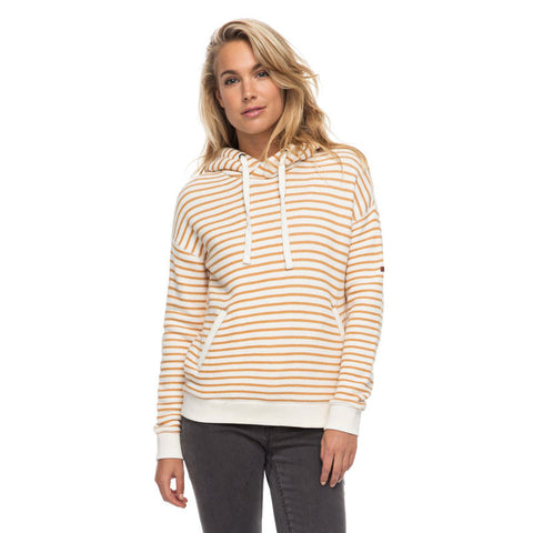 Roxy Shoal Stripe Hoodie - Spruce Yellow Friday Stripe