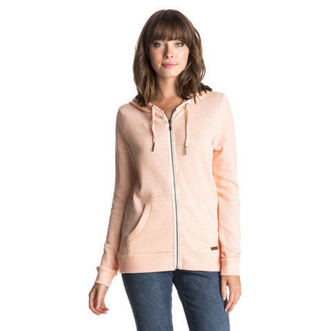 Roxy Signature Zip Hoodie - Peach Nectar