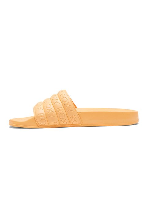 Roxy Slippy Water Friendly Sandals - Orange / White - Inside Side