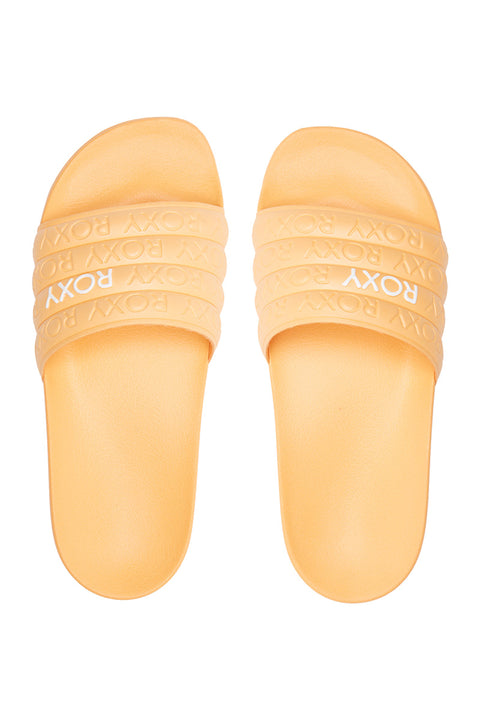 Roxy Slippy Water Friendly Sandals - Orange / White - Top