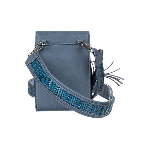 Roxy Small Town Small Shoulder Bag With Integrated Wallet - Mood Indigo