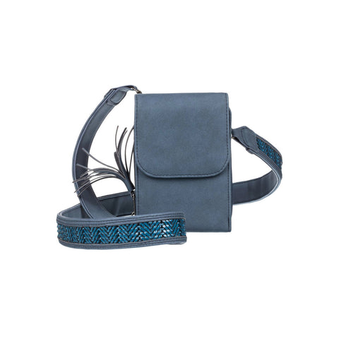 Roxy Small Town Small Shoulder Bag With Integrated Wallet - Mood Indigo