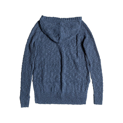 Roxy Smooth And Sassy Hooded Sweater - China Blue
