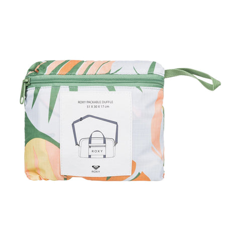 Roxy So Are You 26L Recycled Packable Duffel Bag - Turf Green Undertone