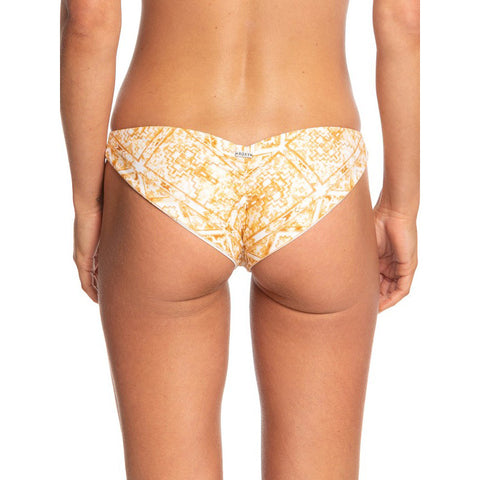 Roxy Strappy Love Reversible Mini Bikini Bottoms - Inca Gold Desert Tile