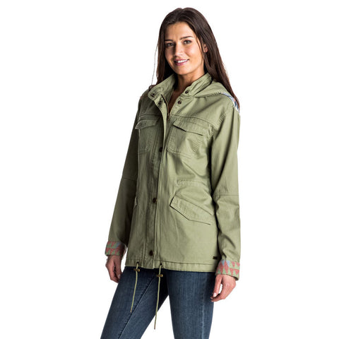 Roxy Sultanis Military Jacket - Oil Green