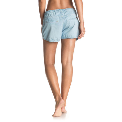 Roxy Summer Feel Denim Shorts - Light Blue