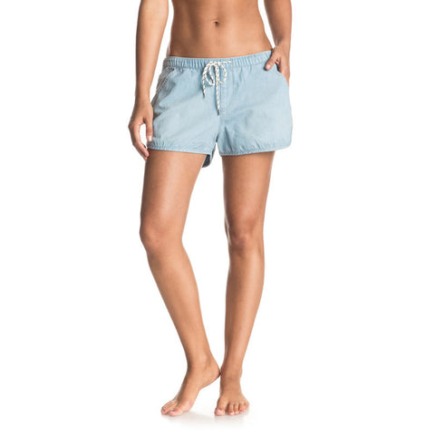 Roxy Summer Feel Denim Shorts - Light Blue