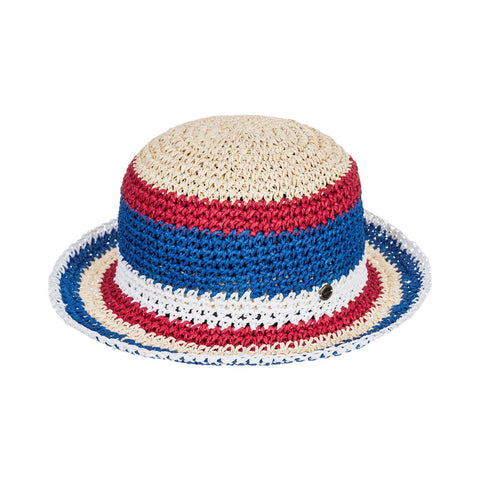 Roxy Summer Mood Straw Sun Hat - Natural