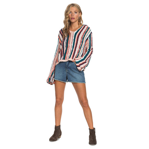 Roxy Sun Express Sweater - Mood Indigo Soul Stripes