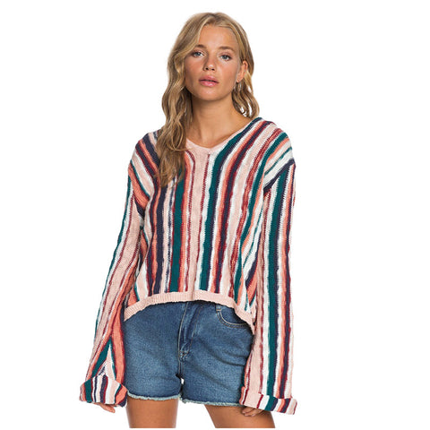 Roxy Sun Express Sweater - Mood Indigo Soul Stripes
