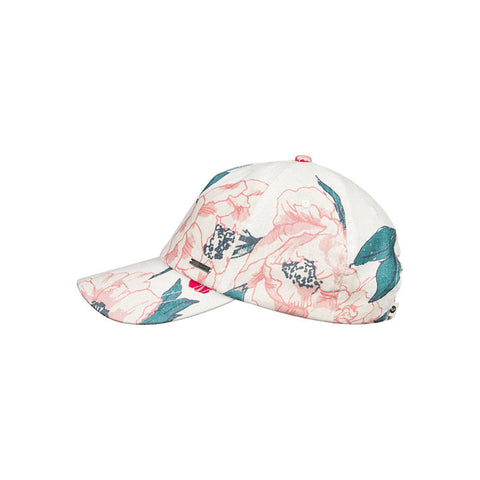 Roxy Sun Is Shining Baseball Hat - Ivory Cream New Flowers