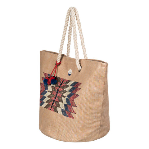 Roxy Sun Seeker Straw Beach Bag - Natural